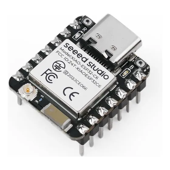 Placa Seeed Studio Xiao Esp32c6, Pre-soldada, Para Iot Y Más
