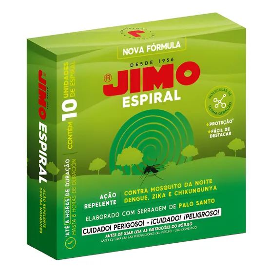 Jimo Espiral  Repelente De Mosquitos Dengue 10 Unidades