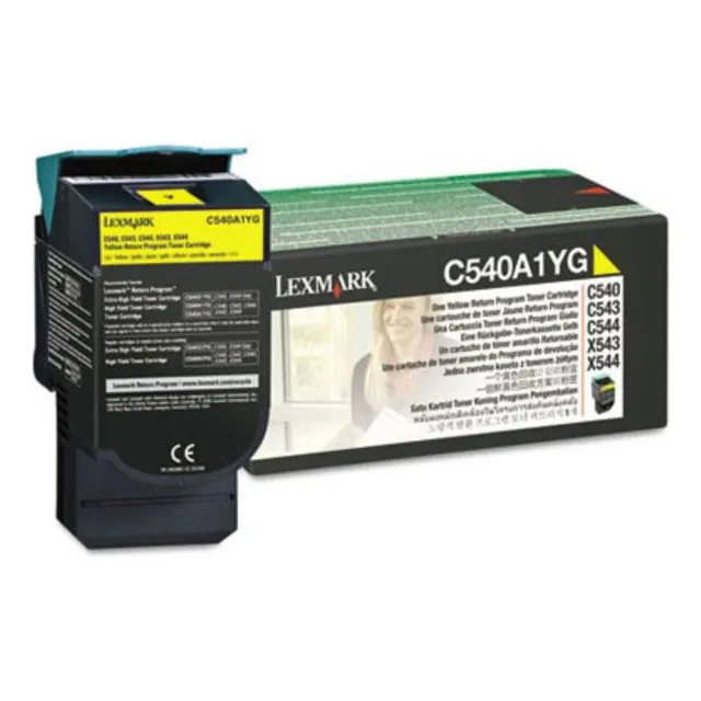Tóner Lexmark C540a1yg Amarillo 1000 Páginas