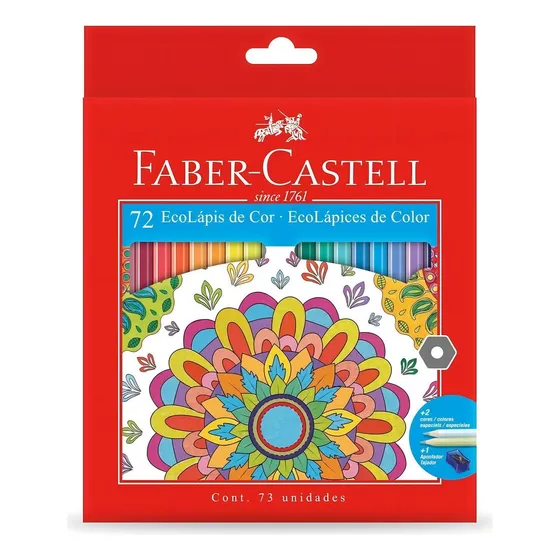 Lapices De Colores Eco X72 Largos Faber-castell