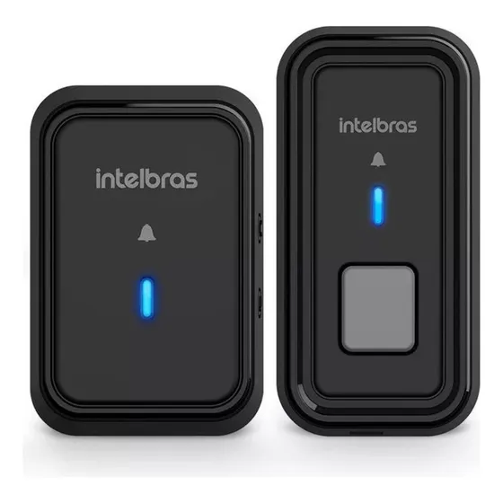 Timbre para puerta Intelbras CIB 101 inalámbrico negro 220V