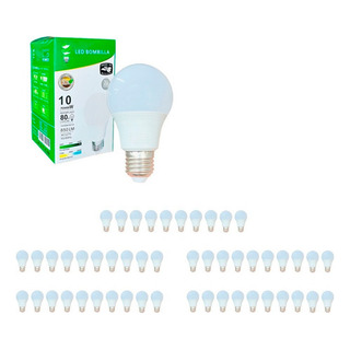 Foco Led 10w Para Casa Paquete De 50 Piezas Envio Gratis Foco Led 10w Para Casa Paquete De 50 Piezas Envio Gratis
