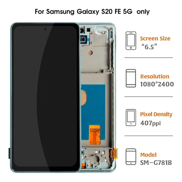 Pantalla Completa Samsung Galaxy S21 Fe G990 Garantia Or