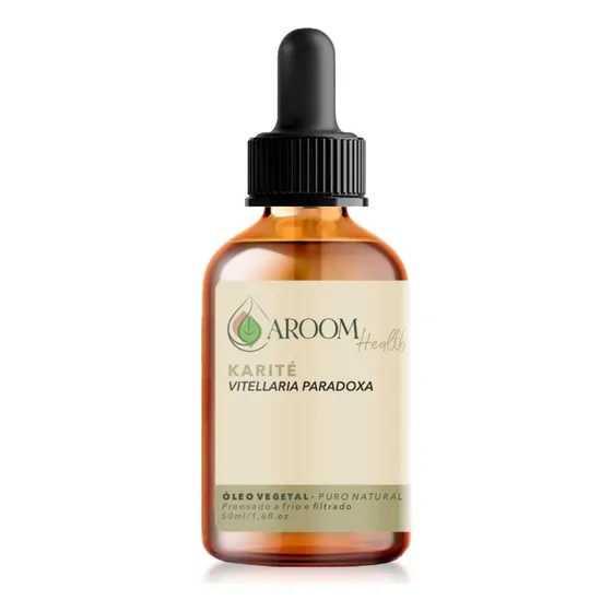 Óleo Vegetal De Karitè 100% Puro Natural -50 Ml Aroom Health