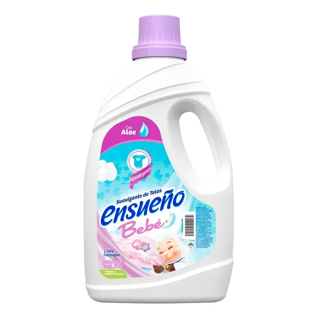 Suavizante Ensueño Bebé Aloe vera en botella 2.8 L