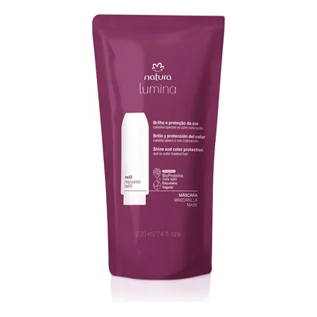 Refil Máscara De Blindagem Para Brilho E Proteção Da Cor