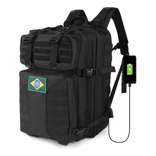 Mochila  Militar Tática Resistente 55l Impermeável Reforçada