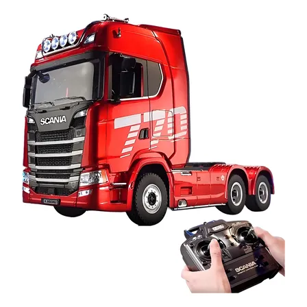 Caminhão Huina 1501 - Modelo Scania 770s De Controle Remoto Vermelho