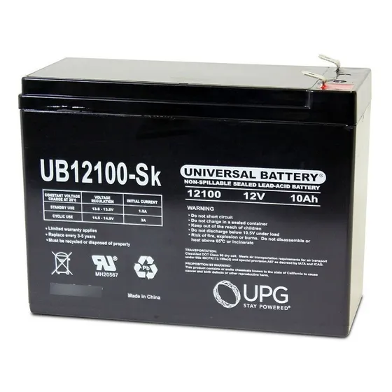 Bateria 12v 10ah 12 Voltio 10 Amperio Ups Lámpara Emergencia