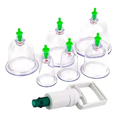 Set X6 Ventosas De Vacío Gadnic Aplicador Magnetoterapia