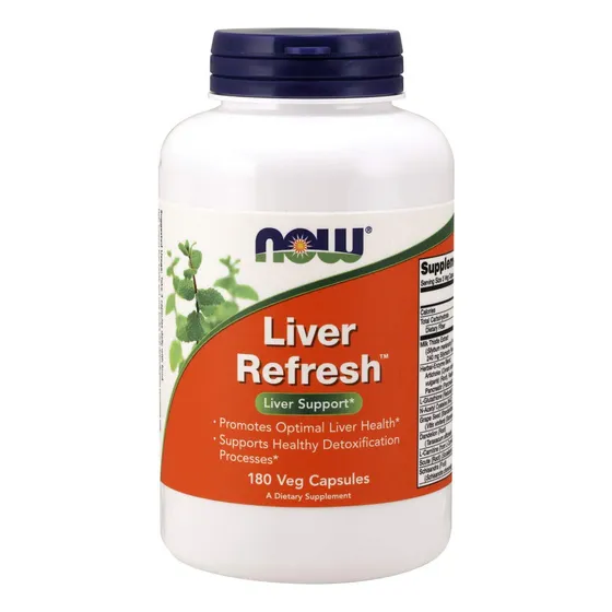 Cápsulas Vegetarianas Supplement Now Foods Liver Refresh 180