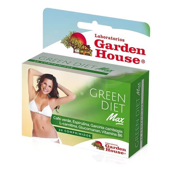 Green Diet Max Garden House Adelgazante X 30 Comp. Sabor No