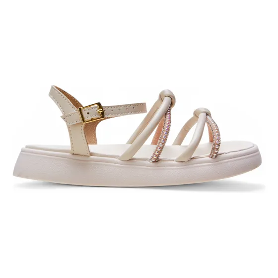 Sandália Casual Para Meninas Com Strass Molekinha