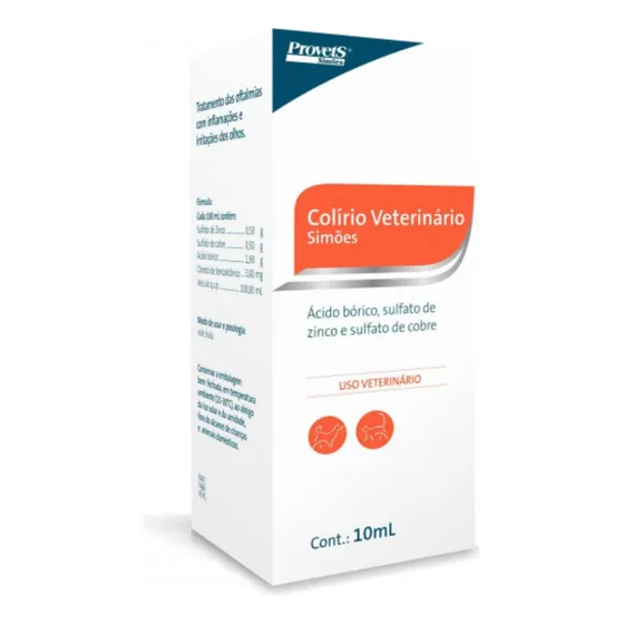 Colirio Veterinario Provet Simoes - 10ml