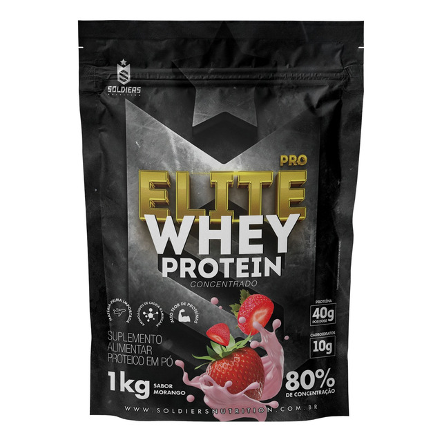 Elite Pro Whey Protein Concentr 80% 1kg - Soldiers Nutrition Elite Pro Whey Protein Concentr 80% 1kg - Soldiers Nutrition