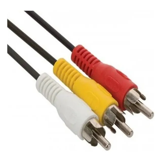 Cable 3 Rca A 3 Rca 1,8 Mts. Boleta/factura