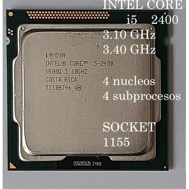 Procesador I5 2400 2da Generacion Socket 1155