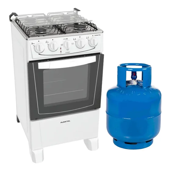 Cocina Combinada Punktal Pk-509 + Envase Garrafa 13kg