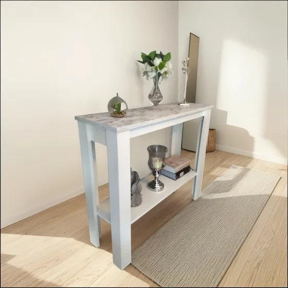 Mesa De Arrime Recibidor Dressoire Carrara - Fábrica