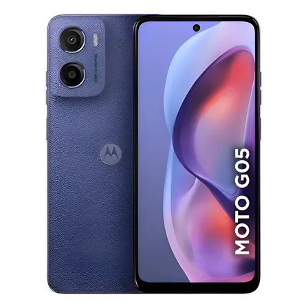 Smartphone Motorola Moto G05 - 128gb 12gb (4gb Ram + 8gb Ram Boost) E Camera 50mp Com Ai Bateria De 5200 Mah Tela 6.7  Com Superbrilho - Violeta