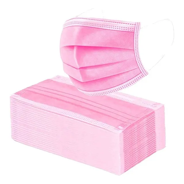 Barbijo Tricapa Descartable Negro Celeste 1000u Mayorista