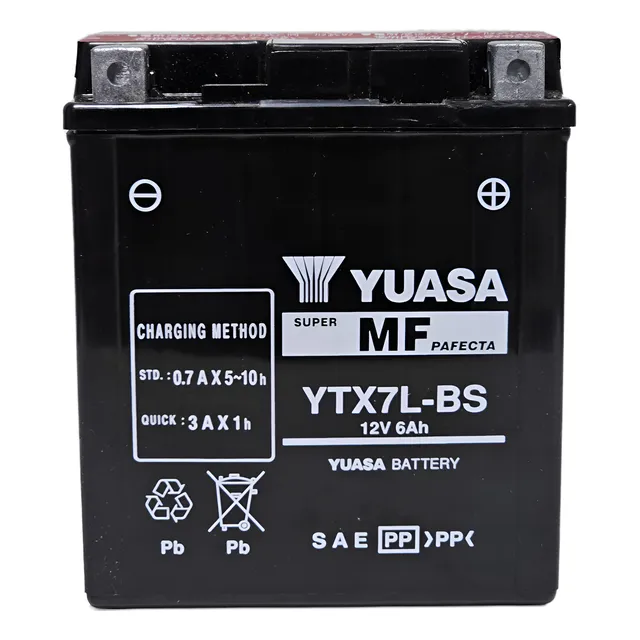 Bateria Para Moto Ytx7l-bs Yuasa Fz25, Ns125, Cb190