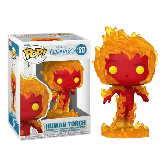 Funko Pop Marvel: Los Cuatro Fantasticos - Antorcha Humana | Cuotas sin interés