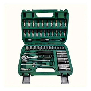 Conjunto De Brocas De Catraca De Soquete De 53 Peças Com Alç Conjunto De Brocas De Catraca De Soquete De 53 Peças Com Alç