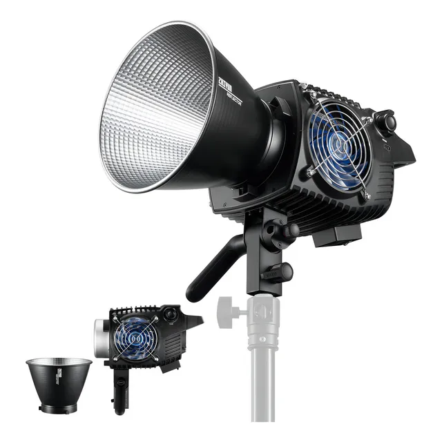 iluminador led de luz led Zhiyun Molus MOLUS B500 color blanco neutro con estructura Negro