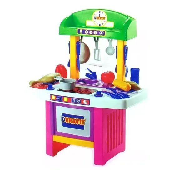 Mi Cocina Duravit Chica Cocinita Accesorios Nena Color Rosa chicle