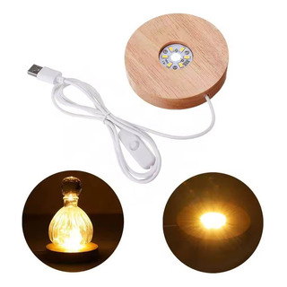 10 Bases Para Lámpara Led Redonda 10 Cm Con Interruptor Usb 10 Bases Para Lámpara Led Redonda 10 Cm Con Interruptor Usb