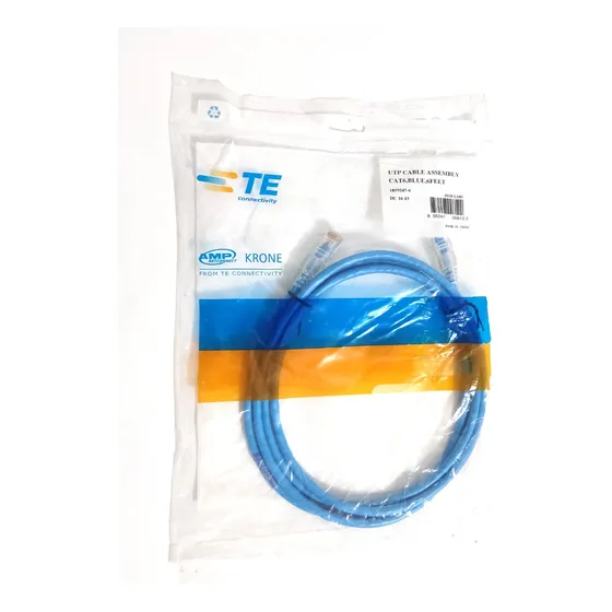 Cable De Red Patch Cord Amp Cat 6 Azul 180cms 6 Feet Azul