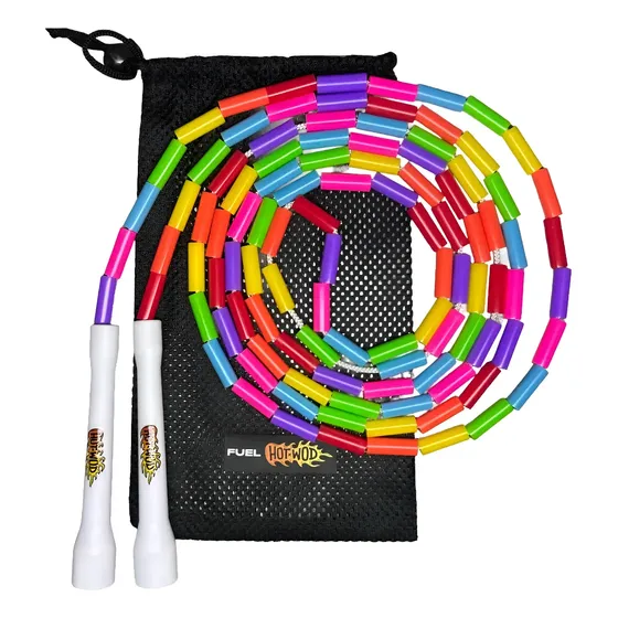 Corda De Pular Beaded Rope Jump Dance Freestyle Ajustável