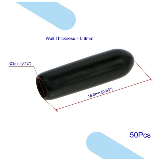 Aopin Cubierta Goma Redonda Para Tapa In Rosca Tubo Pvc