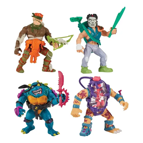 Figuras De Acción Tortugas Ninja Playmates 4 Piezas 10 Cm