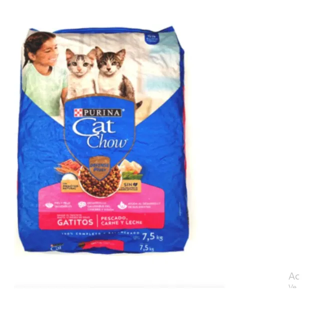 Croquetas Gatitos Purina Cat Chow 7.5k Pescado,carne,leche