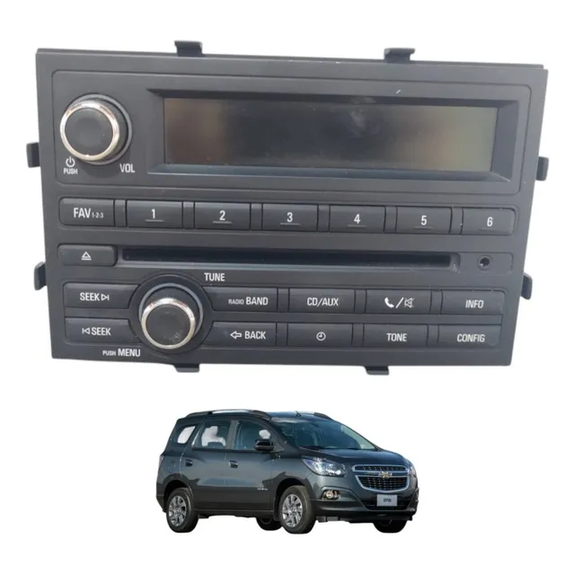 Radio C/ Bluetooth Spin Onix Cobalt Sonic 2013 2014 2021