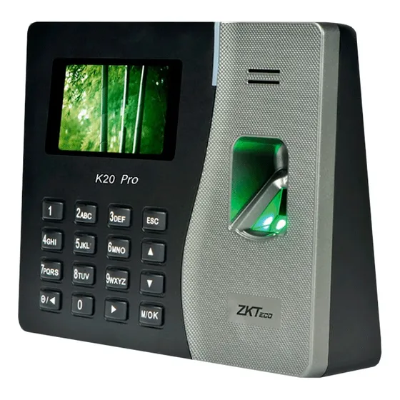 Zkteco K20 Pro terminal control de asistencia acceso negro