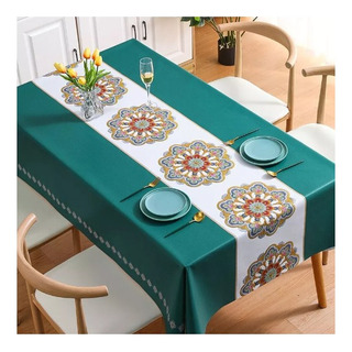 Manteles Rectangulares Para Mesa Pvc Impermeable 1.4x2.2m Manteles Rectangulares Para Mesa Pvc Impermeable 1.4x2.2m