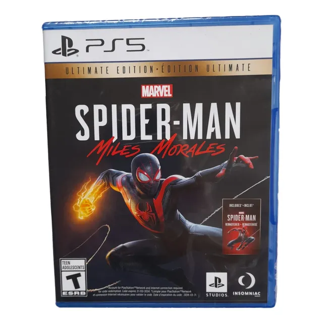 Marvel Spider-man Miles Morales Ultimate Edition Juego Ps5