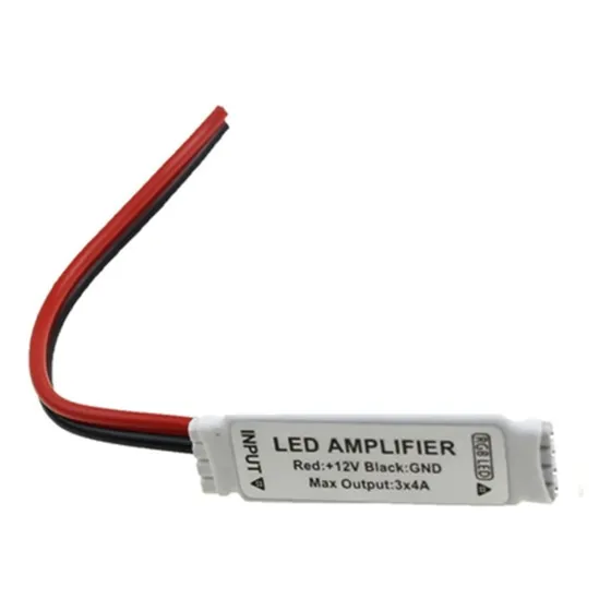 Amplificador Para Fita Led Rgb 12v 4 Entradas Bella Led