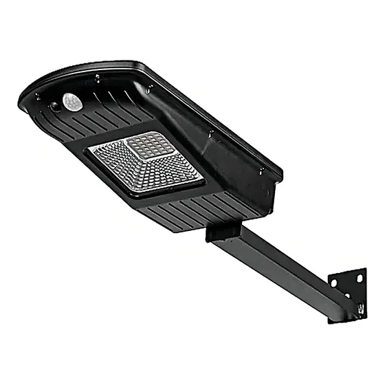 Lampara Para Exterior Solar Led De 30w Con Sensor De Luz (AG)