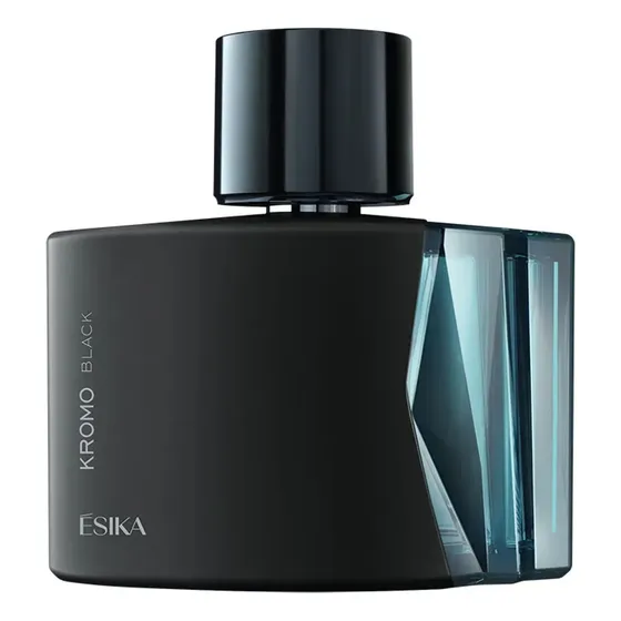 Perfume Kromo Black Ésika De Hombre Fragancia Oriental 90 Ml