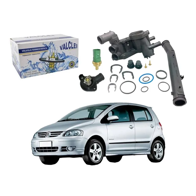 Carcaça Válvula Termostática Sensor Verde Fox 1.0 8v 2006