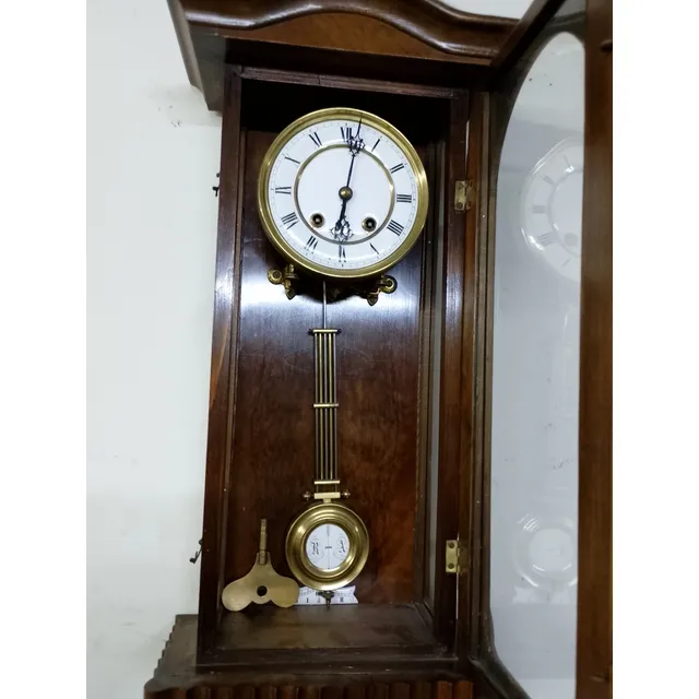 Hermoso Reloj Antiguo Pared Con Pendulo R A ( No Funciona )