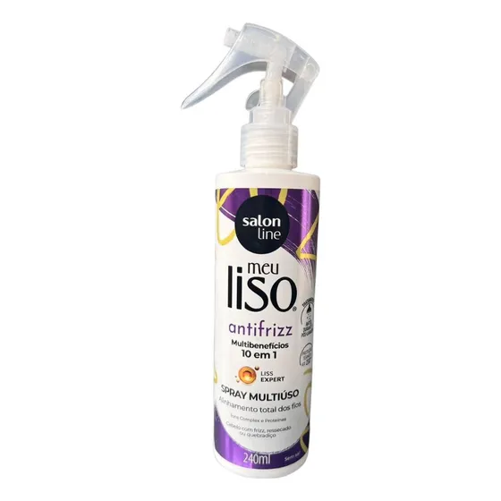 Meu Liso Antifrizz Spray Multiúso Alinhamento Dos Fios 240ml