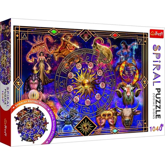 Rompecabezas Puzzle Espiral Trefl Signos Del Zodiaco 1040 Pz
