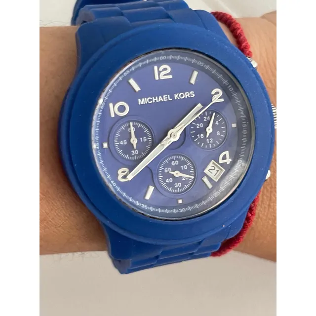 Reloj Unisex Marca  Michael Kors Ule Azul 