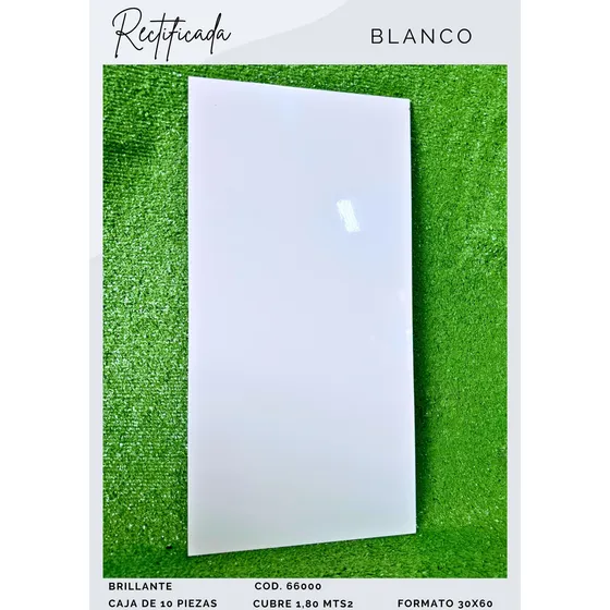 Cerámica Tipo Porcelanato Blanco Carrara Importado