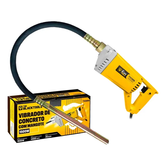 Vibrador De Concreto 1500w 220v Com Mangote 1,45x35mm 220v